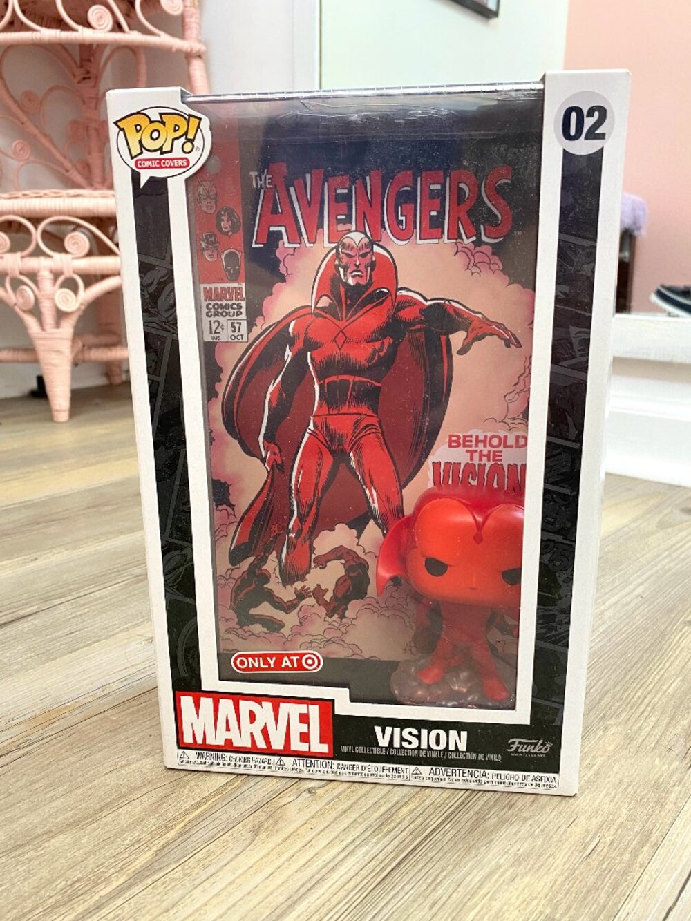 Funko Pop Vision Marvel Collectable Figurine
